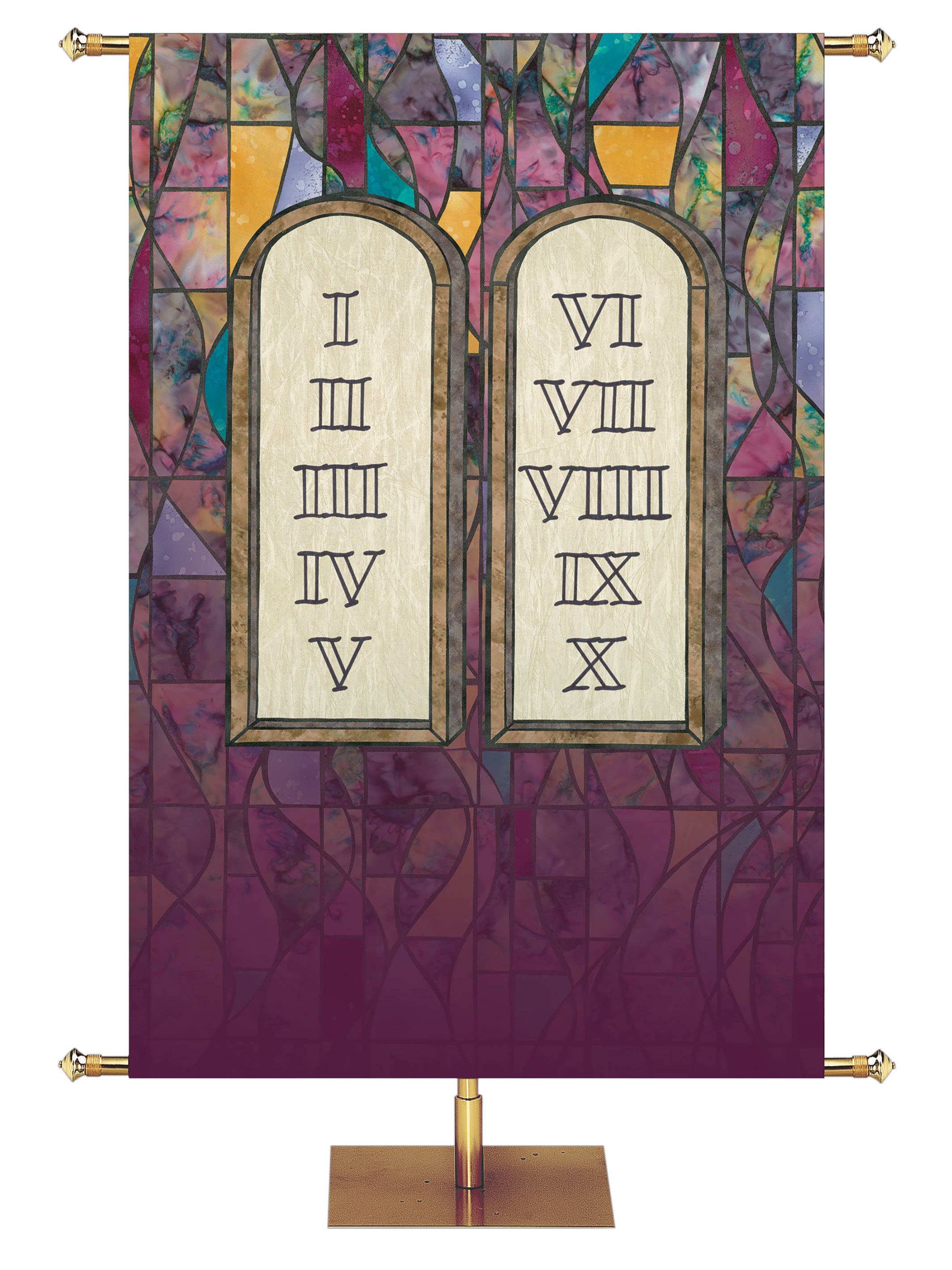 Custom Banner Ten Commandments
