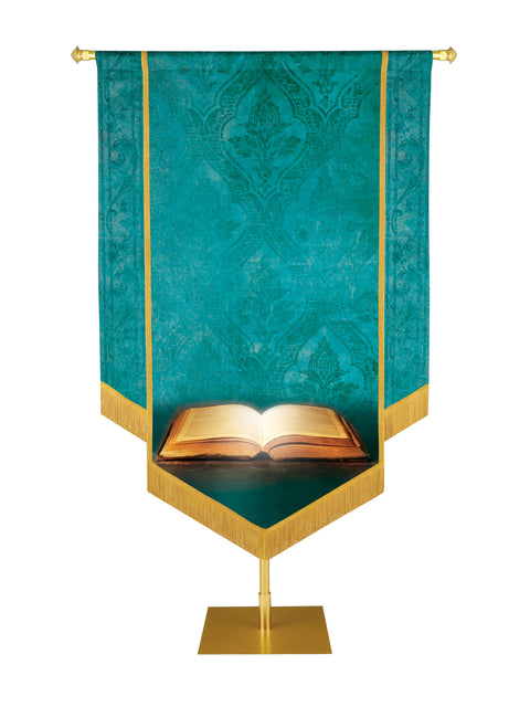 Custom Holy Scriptures Hand-Embellished Banner in 6 Color Options
