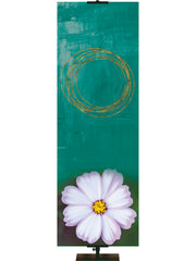 Spring Awakenings Cosmos Flower Close-Up Custom Banner - Custom Easter Banners - PraiseBanners