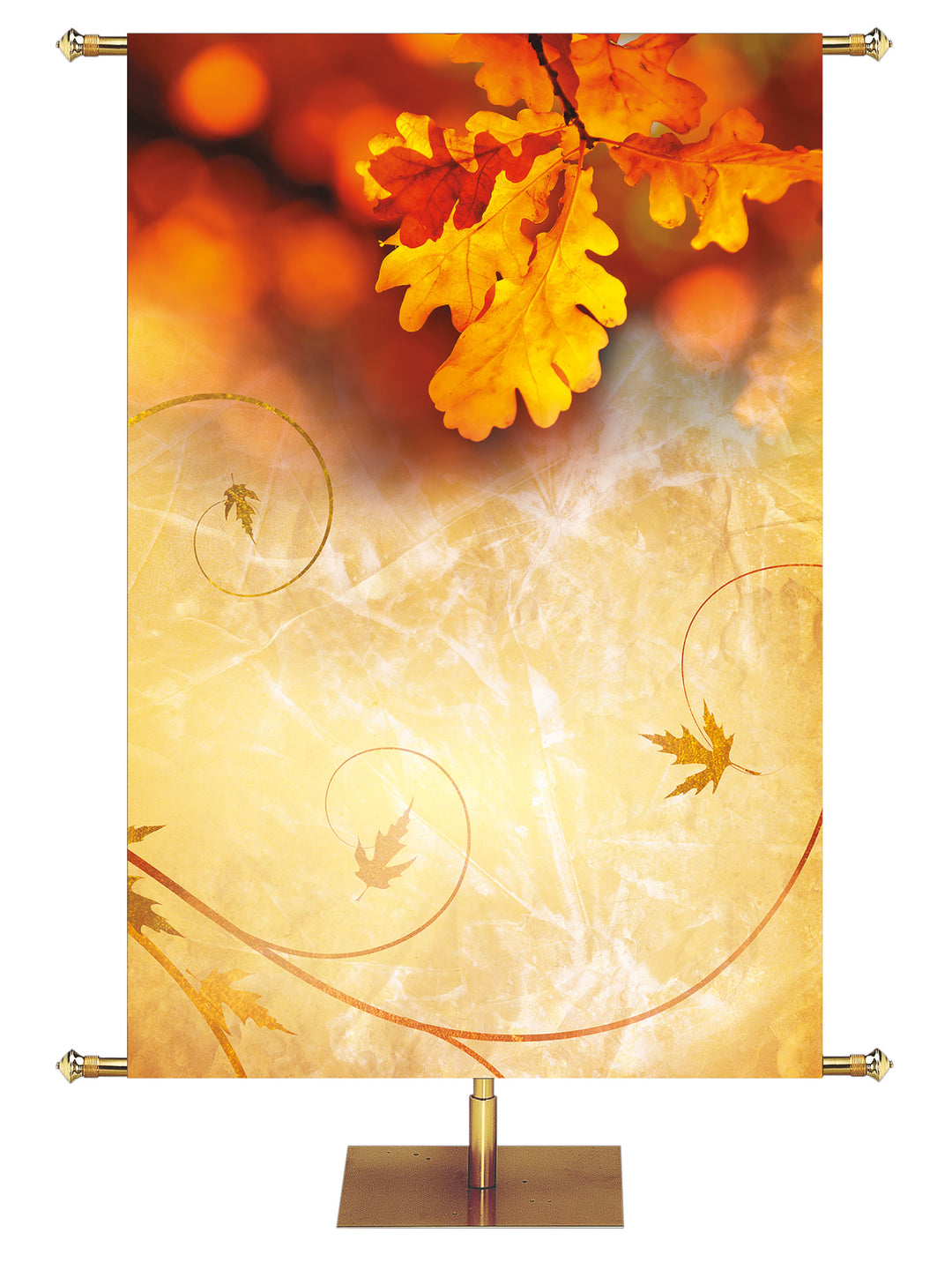 Custom Banner Majestic Autumn Rejoice Always, Pray Without Ceasing - Custom Fall Banners - PraiseBanners
