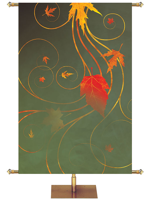 Banner personalizado Otoño brillante Su amor perdura para siempre