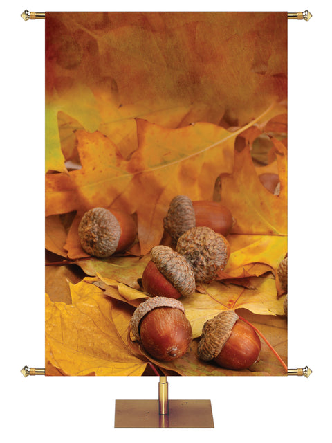 Custom Banner Contemporary Thanksgiving For the Lord is Good Design 1 - Custom Fall Banners - PraiseBanners