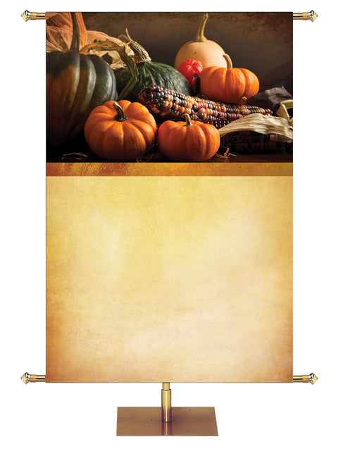 Custom Banner Background with Pumpkins