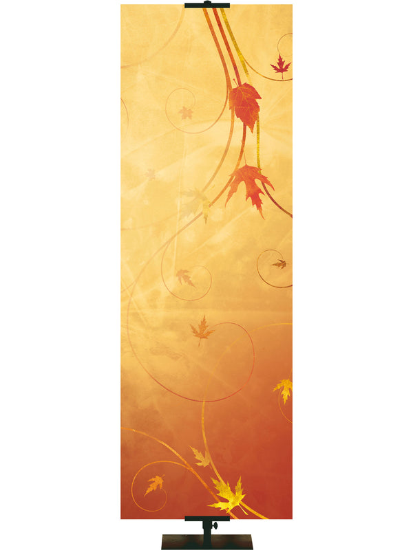 Bannière personnalisée Automne Feuille Remerciements