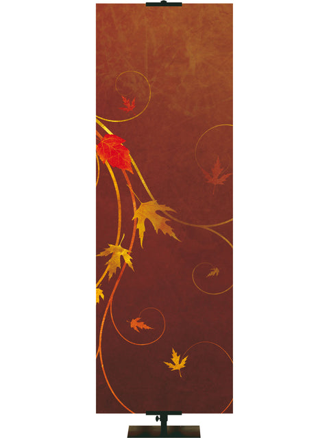 Custom Banner Autumn Foil Grace - Custom Fall Banners - PraiseBanners