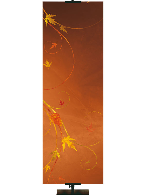 Bannière personnalisée Automne Feuille Reconnaissante
