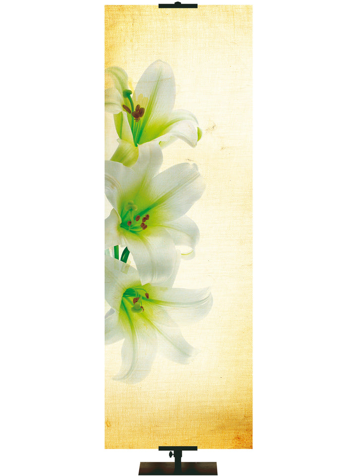 Custom Welcome Banner Easter Lily - Custom Welcome Banners - PraiseBanners