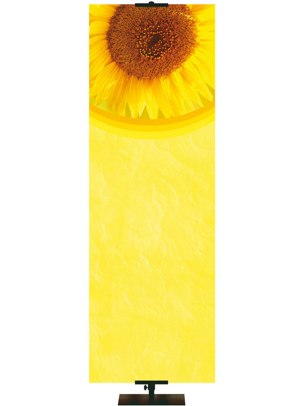 Custom Welcome Banner Sunflower
