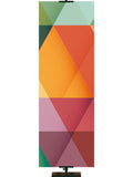 Colorful contemporary abstract Custom Welcome Banner background