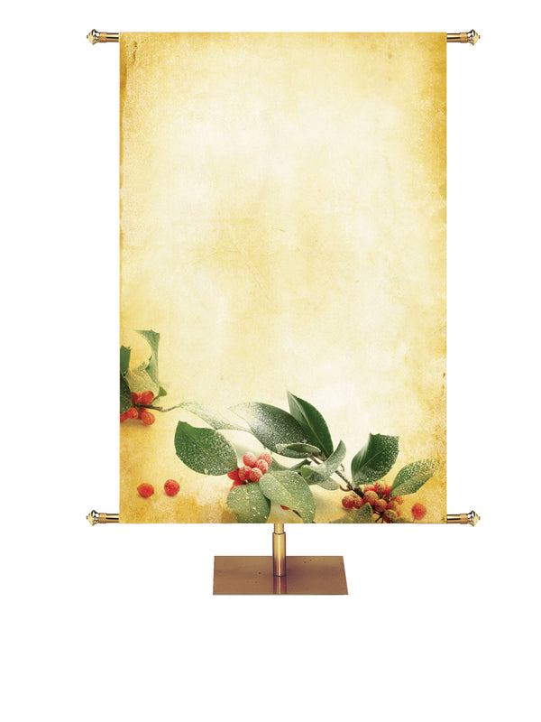 Banner personalizado Navidad tradicional Ha nacido un salvador