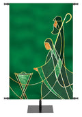 Banner personalizado Lejos en un pesebre Cristo el Señor