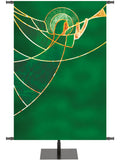 Banner personalizado Lejos en un pesebre Gloria a Dios