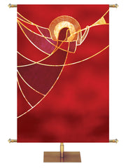 Away in a Manger Custom Banner Angel - Left - Custom Christmas Banners - PraiseBanners