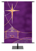 Banner personalizado Lejos en un pesebre Dios Poderoso