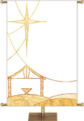 Banner personalizado Lejos en un pesebre Dios Poderoso