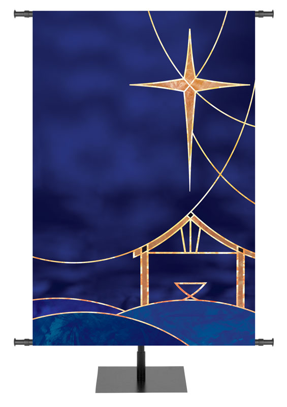 Custom Banner Away in a Manger Prince of Peace