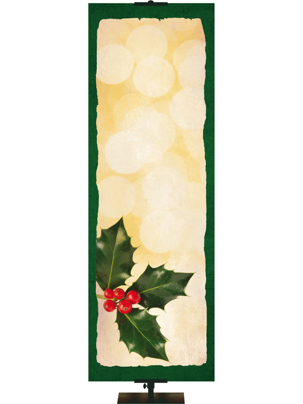 Banner personalizado rústico navideño adorado