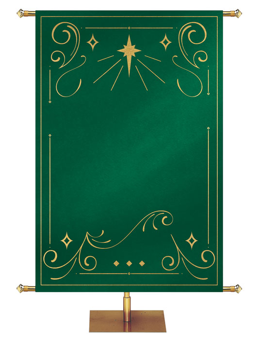 Custom Banner Shimmering Christmas Worship Christ the Newborn King