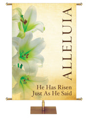 Easter Linen Alleluia - Easter Banners - PraiseBanners