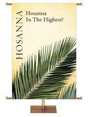 Easter Linen Hosanna in the Highest - Easter Banners - PraiseBanners