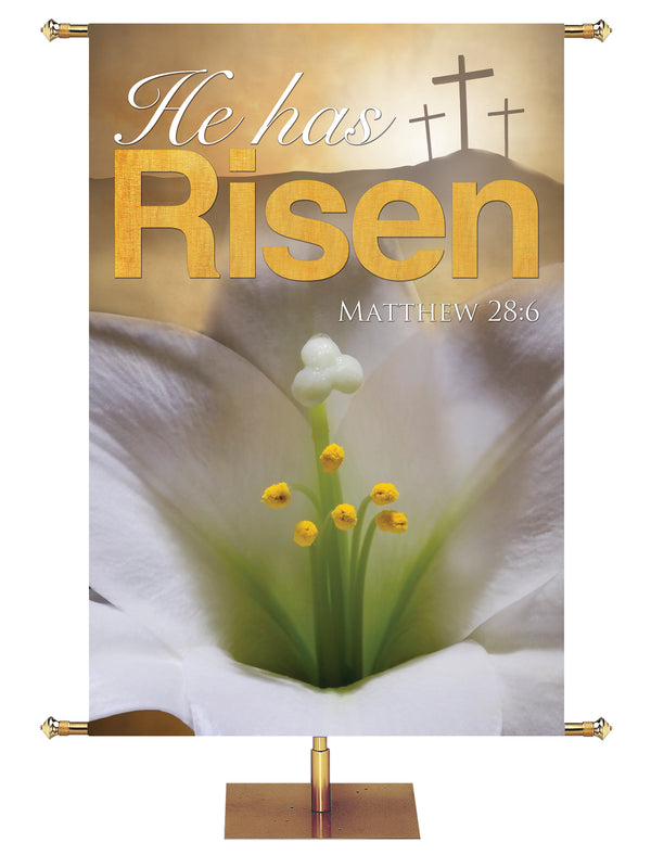 The Living Christ He Has Risen - Lily