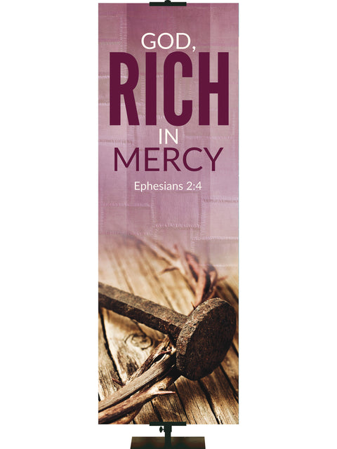 Easter Adorations Rich in Mercy - Easter Banners - PraiseBanners
