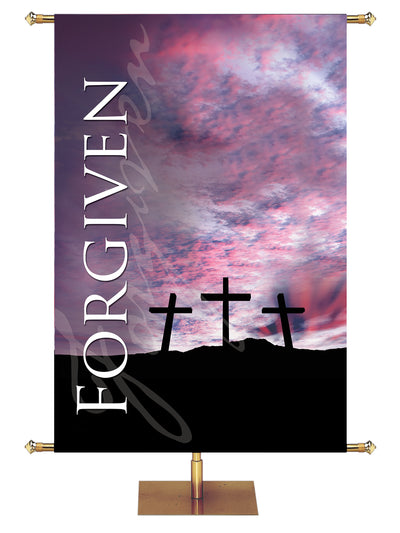 Colors of Easter Forgiven - Easter Banners - PraiseBanners