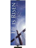Colors of Easter He is Risen - Easter Banners - PraiseBanners