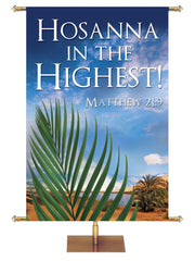 Contemporary Easter Hosanna in the Highest - Easter Banners - PraiseBanners