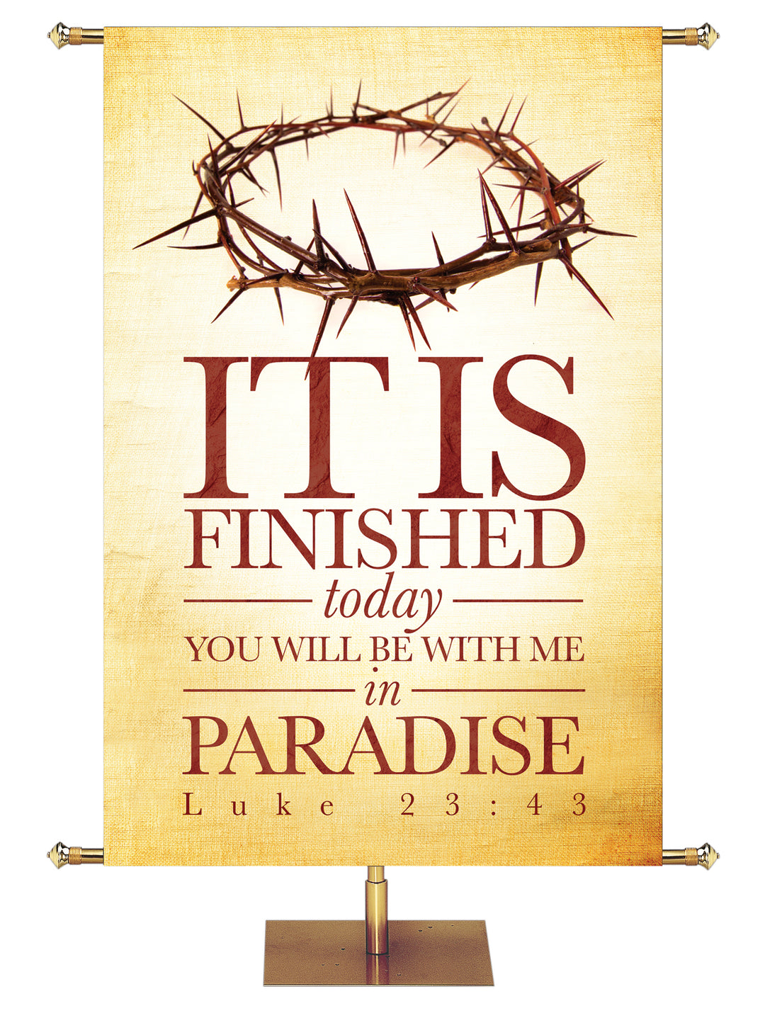 Easter Elegance It Is Finished - Easter Banners - PraiseBanners