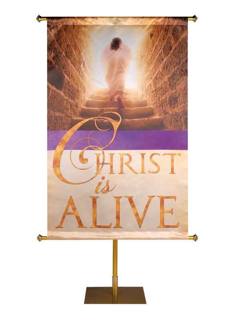 Sacred Symbols of Easter Christ is Alive - Easter Banners - PraiseBanners