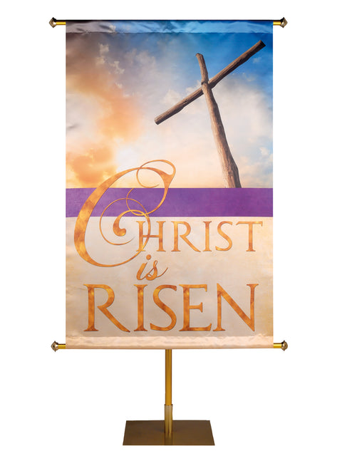 Sacred Symbols of Easter Christ is Risen - Easter Banners - PraiseBanners