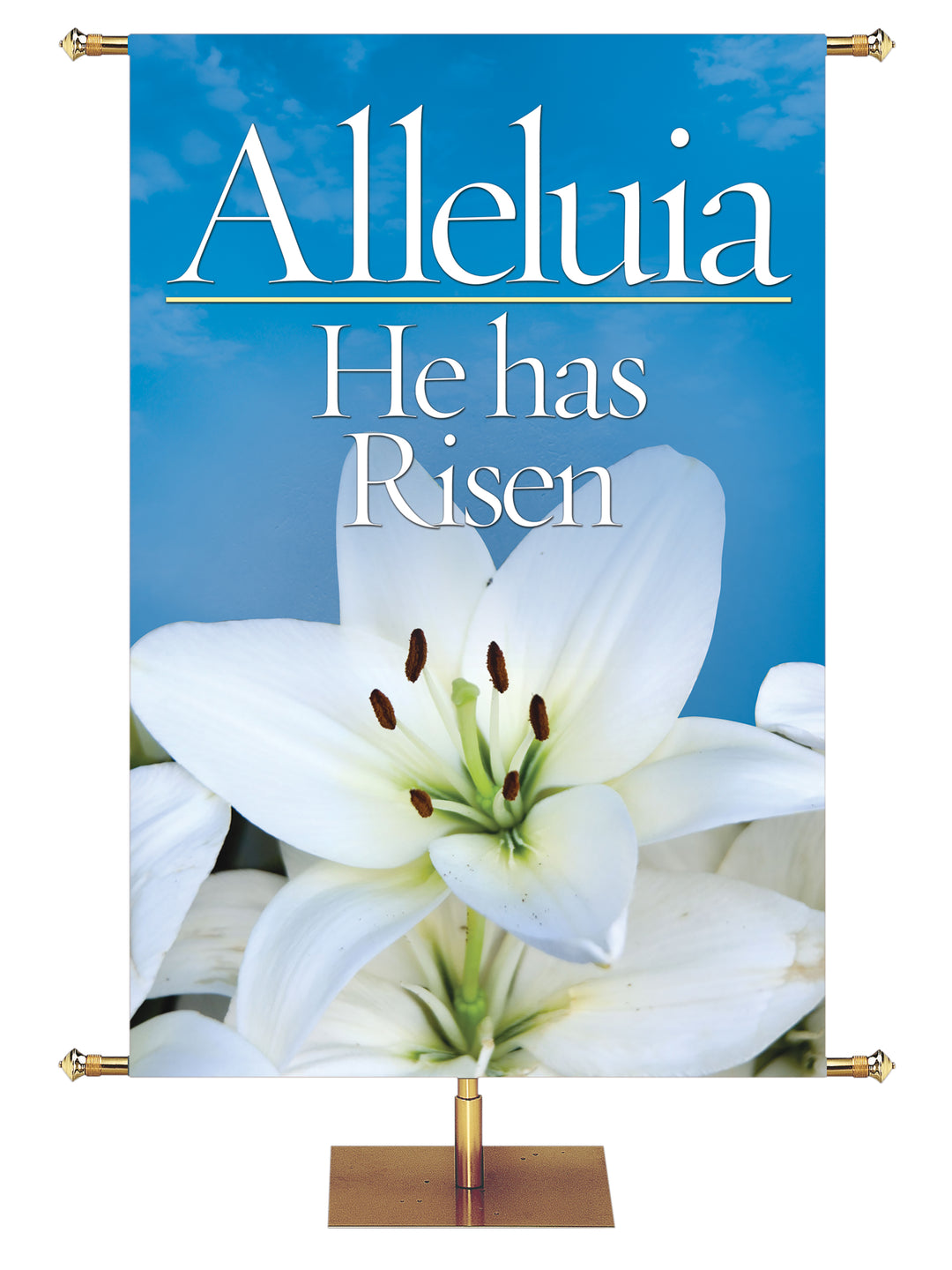 Joyous Easter Alleluia He Has Risen - Easter Banners - PraiseBanners