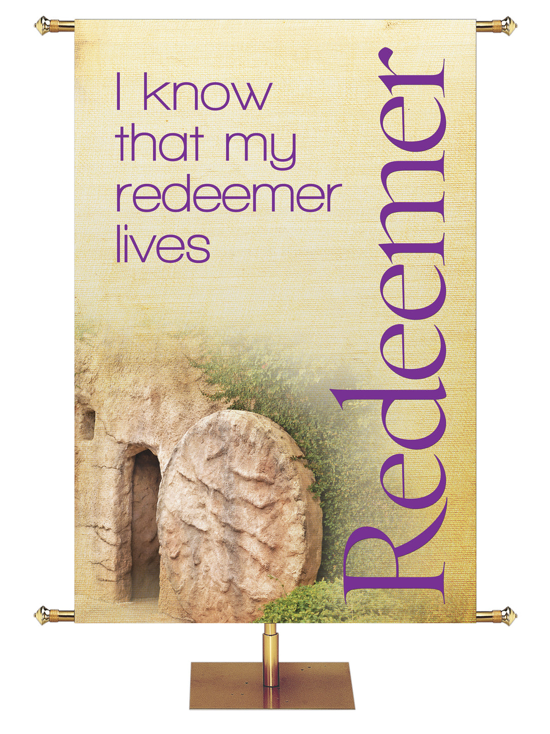 Rustic Easter Redeemer - Easter Banners - PraiseBanners