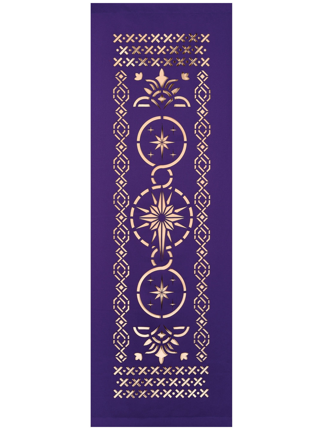 Ecclesiastical Star Banner - Liturgical Banners - PraiseBanners