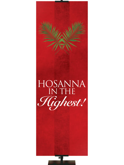 Signs of Easter Passion Cross Right - Easter Banners - PraiseBanners