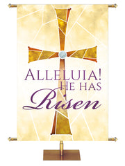 Eternal Emblems of Easter Alleluia He Has Risen - Easter Banners - PraiseBanners