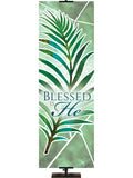 Eternal Emblems of Easter Blessed Is He - Easter Banners - PraiseBanners