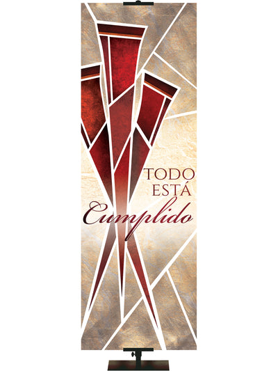 Spanish Eternal Emblems of Easter It is Finished - Easter Banners - PraiseBanners