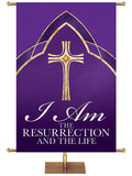 Resurrection And The Life Banner