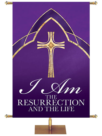 Resurrection And The Life Banner