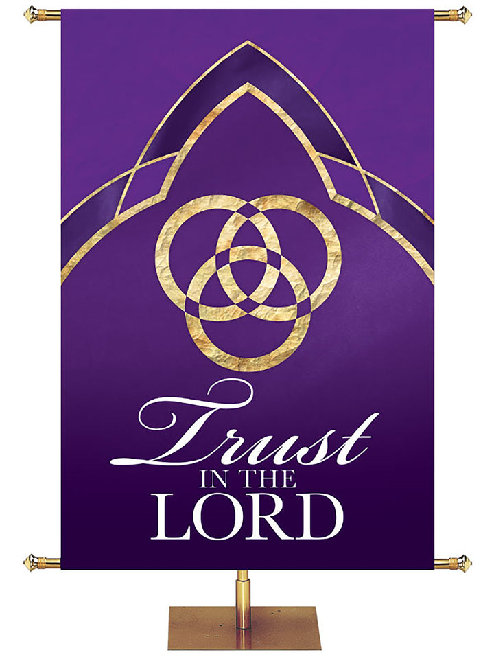 Eternal Emblems of Faith Trust In The Lord - Liturgical Banners - PraiseBanners