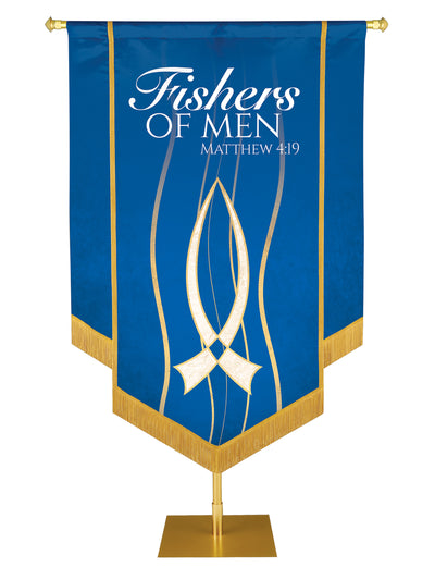 Experiencing God Embellished Fish, Fishers of Men Banner