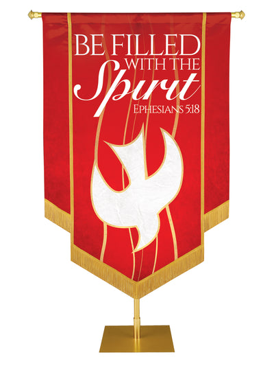 Experiencing God Embellished Dove, Filled With The Spirit Banner