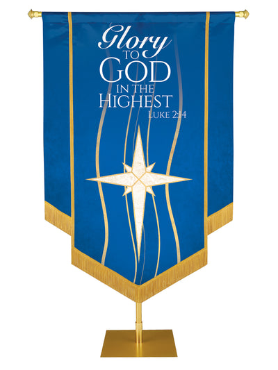 Experiencing God Embellished Star, Glory To God Banner