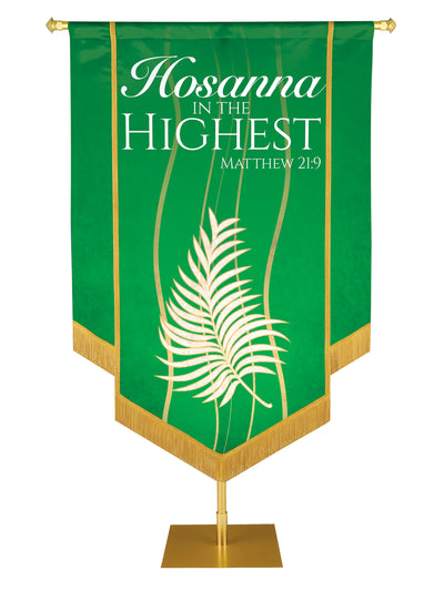 Experiencing God Embellished Palm, Hosanna In The Highest Banner