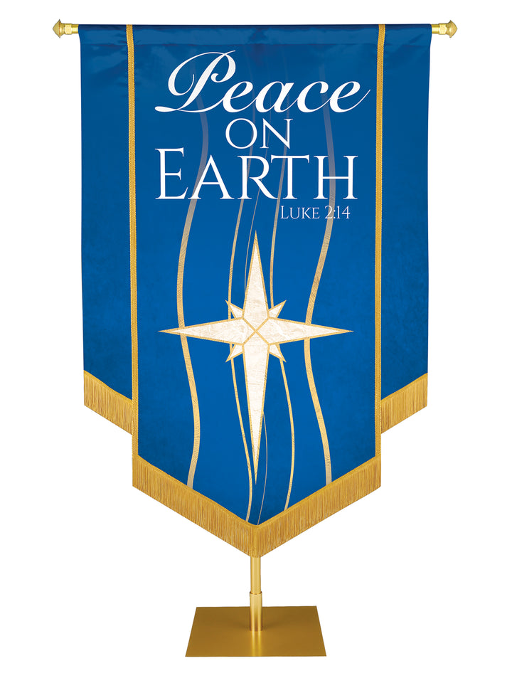 Experiencing God Embellished Star, Peace On Earth Banner