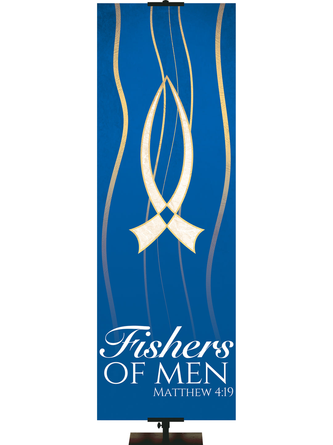 Experiencing God Symbols and Phrases Fish, Fishers of Men - Liturgical Banners - PraiseBanners