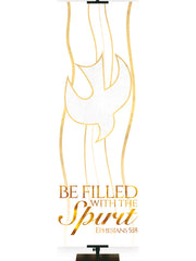 Experiencing God Symbols and Phrases Dove, Filled With The Spirit - Liturgical Banners - PraiseBanners