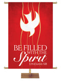 Experiencing God Symbols and Phrases Dove, Filled With The Spirit - Liturgical Banners - PraiseBanners